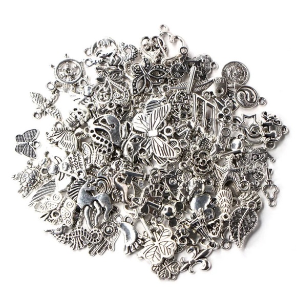 Lots Wholesale Bulk Tibetan Silver Mix Charms Beads Pendants Jewelry Making DIY - Picture 3 of 9